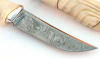 Нож Соболь сталь D2 рукоять и ножны рог лося резные - IMG_5749.jpg