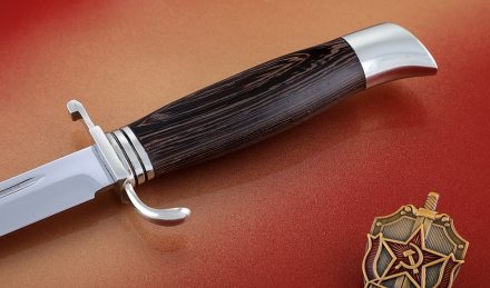 Нож финка НКВД, сталь 95Х18, рукоять венге, мельхиор Нож финка НКВД, сталь 95Х18, рукоять венге, мельхиор