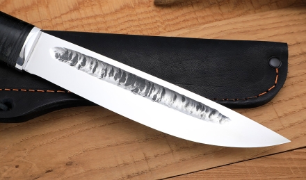 Нож Народа севера 3 сталь Х12МФ рукоять наборная кожа, дюраль Нож Народа севера 3 сталь Х12МФ рукоять наборная кожа, дюраль