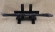 Подарочный сувенир «Вакидзаси» дамаск рукоять резной черный граб с головой дракона на подставке