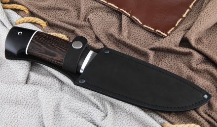 Нож Аллигатор сталь Х12МФ, рукоять венге-черный граб Нож Аллигатор сталь Х12МФ, рукоять венге-черный граб