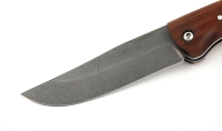 Нож Таежник, складной, сталь Х12МФ, рукоять накладки коричневый граб - Нож Таежник, складной, сталь Х12МФ, рукоять накладки коричневый граб