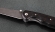 Нож Като, складной, сталь Х12МФ, рукоять накладки черный граб