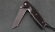 Нож Като, складной, сталь Х12МФ, рукоять накладки черный граб