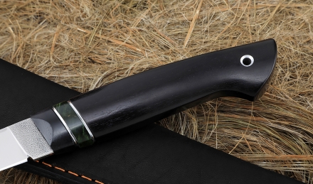 Нож Шаман Elmax рукоять G10 черная, карельская береза зеленая, черный граб Нож Шаман Elmax рукоять G10 черная, карельская береза зеленая, черный граб