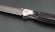 Нож складной Лиса-2 из рессоры рукоять черный граб