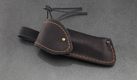 Нож складной Лиса-2 из рессоры рукоять черный граб Нож складной Лиса-2 из рессоры рукоять черный граб