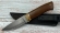 Нож Клык Булат, рукоять коричневый граб+ кап (распродажа)