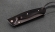 Нож складной Стрелок, сталь Х12МФ, рукоять накладки черный граб