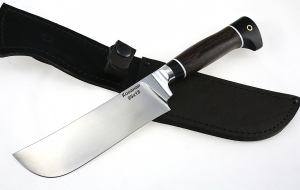 Нож Узбекский средний сталь 95Х18, рукоять венге черный граб Нож Узбекский средний сталь 95Х18, рукоять венге черный граб