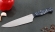 Нож Шеф №5 сталь 95Х18, рукоять акрил синий