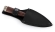 Нож для просфоры № 1 (Копие) средний, сталь Х12МФ, рукоять карельская береза стабилизированная коричневая, мельхиор
