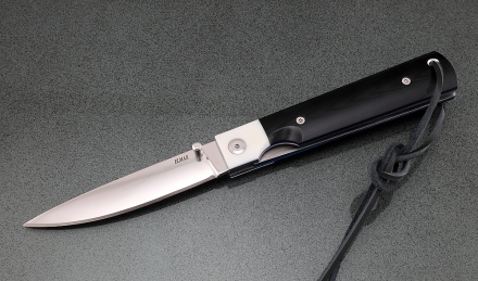 Нож складной Народа севера сталь Elmax накладки G10 черная с белой Нож складной Народа севера сталь Elmax накладки G10 черная с белой