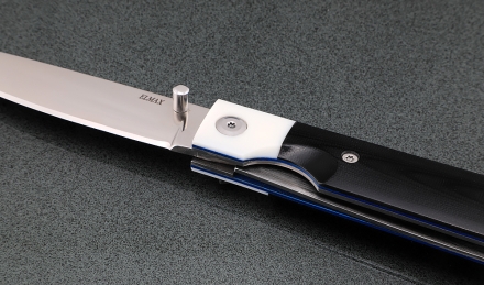 Нож складной Народа севера сталь Elmax накладки G10 черная с белой Нож складной Народа севера сталь Elmax накладки G10 черная с белой