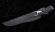 Нож Ангара дамаск ламинированный с долом черный граб железное дерево карбон