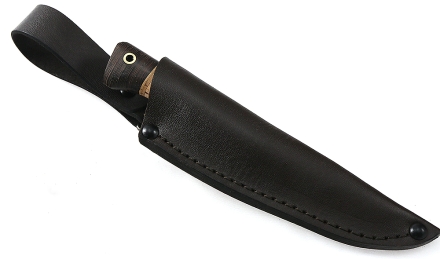 Нож из дамасской стали Малыш-1, рукоять береста