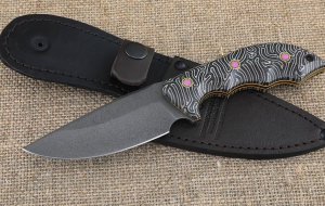 Нож "Еж" цельнометаллический сталь х12мф, рукоять G10 серая