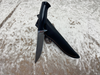 Нож Байкал сталь У8А рукоять черный акрил (Распродажа) 