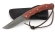 Нож Таежник сталь Х12МФ, складной, рукоять накладки бубинга