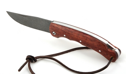 Нож складной Таежник, сталь Х12МФ, рукоять накладки бубинга Нож складной Таежник, сталь Х12МФ, рукоять накладки бубинга