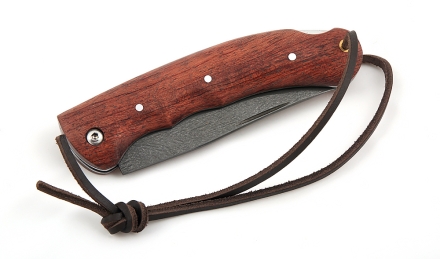 Нож складной Таежник, сталь Х12МФ, рукоять накладки бубинга Нож складной Таежник, сталь Х12МФ, рукоять накладки бубинга