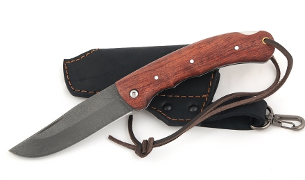 Нож складной Таежник, сталь Х12МФ, рукоять накладки бубинга Нож складной Таежник, сталь Х12МФ, рукоять накладки бубинга