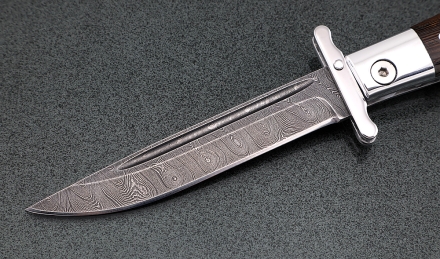 Нож Финка НКВД складная сталь дамаск накладки венге Нож Финка НКВД складная сталь дамаск накладки венге