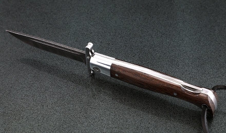 Нож Финка НКВД складная сталь дамаск накладки венге Нож Финка НКВД складная сталь дамаск накладки венге