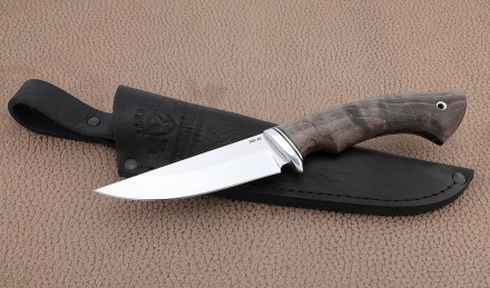 Нож "Лютик" сталь VG-10 рукоять карельская береза коричневая