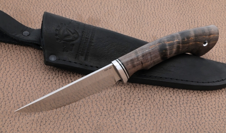 Нож "Лютик" сталь VG-10 рукоять карельская береза коричневая 