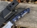 Нож "Хищник" цельнометаллический сталь 95х18, накладки карбон и G10