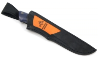 Нож Крот-2 сталь Булат, рукоять карельская береза стабилизированная фиолетовая - Нож Крот-2 сталь Булат, рукоять карельская береза стабилизированная фиолетовая