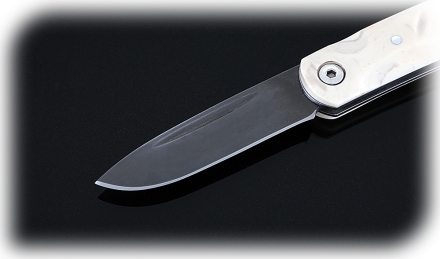 Нож складной Колибри, сталь Х12МФ, рукоять накладки акрил белый Нож складной Колибри, сталь Х12МФ, рукоять накладки акрил белый