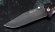 Складной нож Дельфин, сталь булат, рукоять накладки акрил коричневый