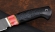 Нож Барракуда-2 сталь Х12МФ, рукоять черный граб резной, акрил