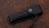 Нож складной Якут сталь Х12МФ накладки карбон со значком