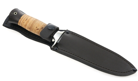 Нож Лидер-2 сталь 95х18, рукоять береста Нож Лидер-2 сталь 95х18, рукоять береста