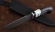 Нож Алтай сталь Х12МФ, рукоять черный граб резной акрил