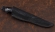 Нож Алтай сталь Х12МФ, рукоять черный граб резной акрил