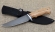 Нож Аллигатор-2 сталь Х12МФ рукоять зебрано