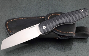 Нож складной Тор сталь S390 резная накладки G10 + AUS8 (подшипники, клипса) Нож складной Тор сталь S390 резная накладки G10 + AUS8 (подшипники, клипса)