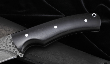 Нож №38 Х12МФ цельнометаллический рукоять черный граб Нож №38 Х12МФ цельнометаллический рукоять черный граб