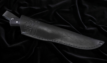 Нож №38 Х12МФ цельнометаллический рукоять черный граб Нож №38 Х12МФ цельнометаллический рукоять черный граб