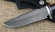 Нож Алтай сталь Х12МФ, рукоять карельская береза акрил черный