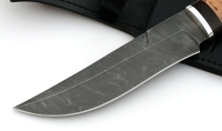 Нож Катран сталь дамаск, рукоять береста - _MG_3378.jpg