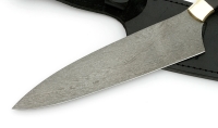 Нож Шеф №11 сталь Х12МФ рукоять черный граб карельская береза латунь - _MG_0351sh.jpg