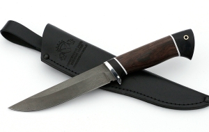 Нож Тритон-2 сталь Х12МФ, рукоять венге-черный граб