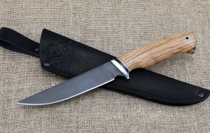 Нож Байкал сталь Х12МФ рукоять зебрано