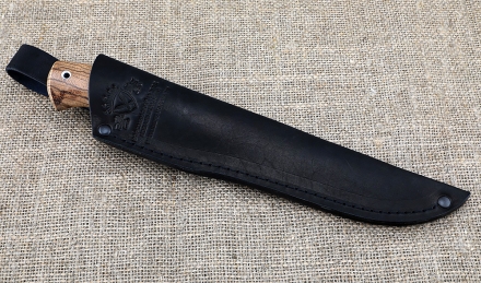 Нож Байкал сталь Х12МФ рукоять зебрано