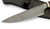 Нож Шеф №5 сталь дамаск, рукоять береста - _MG_6181.jpg